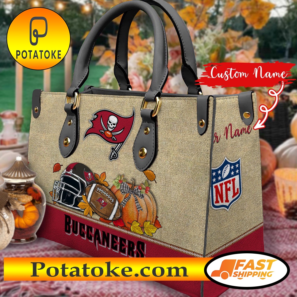 NFL Tampa Bay Buccaneers Autumn Women Leather Hand Bag