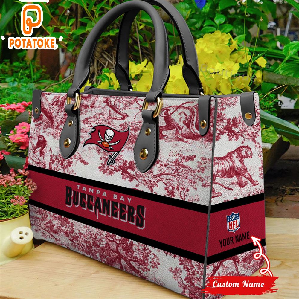 NFL Tampa Bay Buccaneers Women Leather Hand Bag