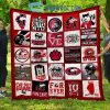 NORTHERN ILLINOIS HUSKIES NCAA Collection Design Fleece Blanket Quilt2B1 X95mY