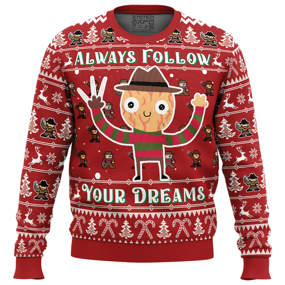 Napoleon Dynamite Ugly Christmas Sweater FRONT mockup 1