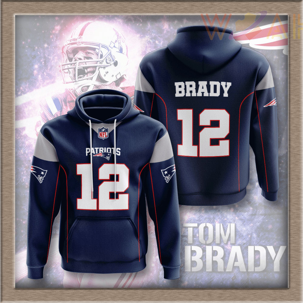 New England Patriots 3D hoodie 01