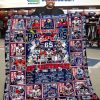 New England Patriots 65 Seasons 65th Anniversary 1960 2025 Fleece Blanket Quilt 1 tIse5