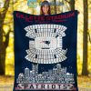 New England Patriots Gillette Stadium Fleece Blanket Quilt2B1 UtSA2