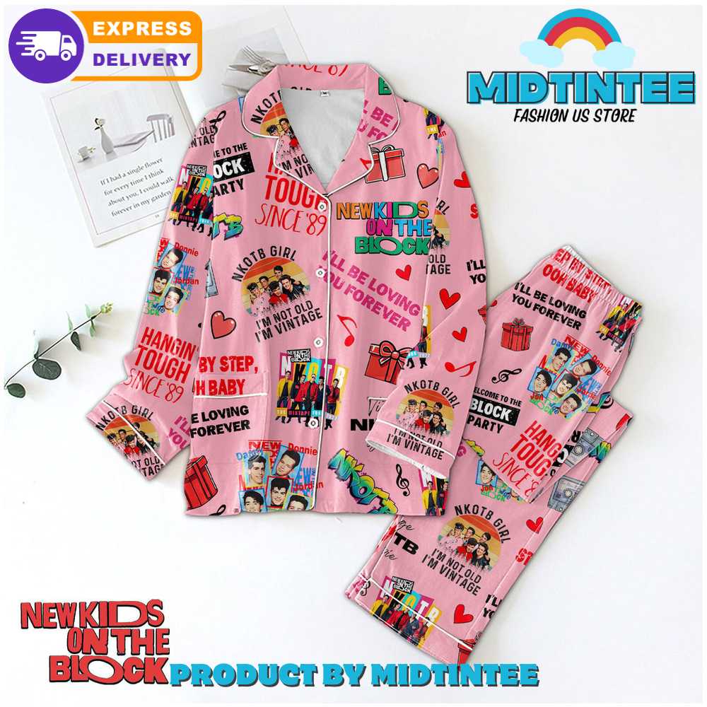 New Kid On The Block Pajamas Set 1