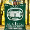 New York Jets MetLife Stadium Fleece Blanket Quilt2B1 nIJxz