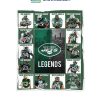 New York Jets NFL Legends In History Fleece Blanket Quilt2B1 trpa5