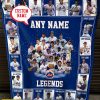 New York Mets Baseball Legends Collection Personalized Fleece Blanket Quilt2B1 1YLCt