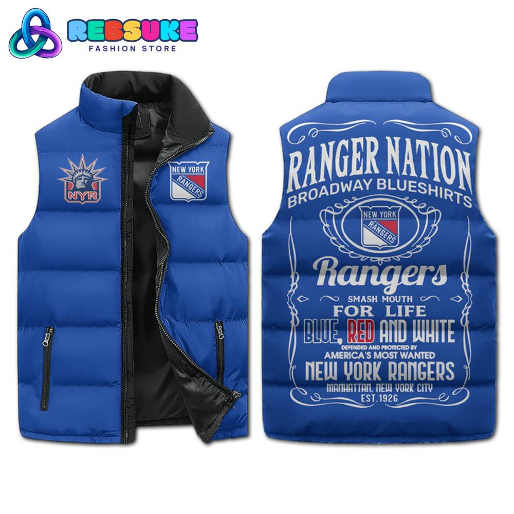 New York Rangers NHL Nation Cotton Vest 1