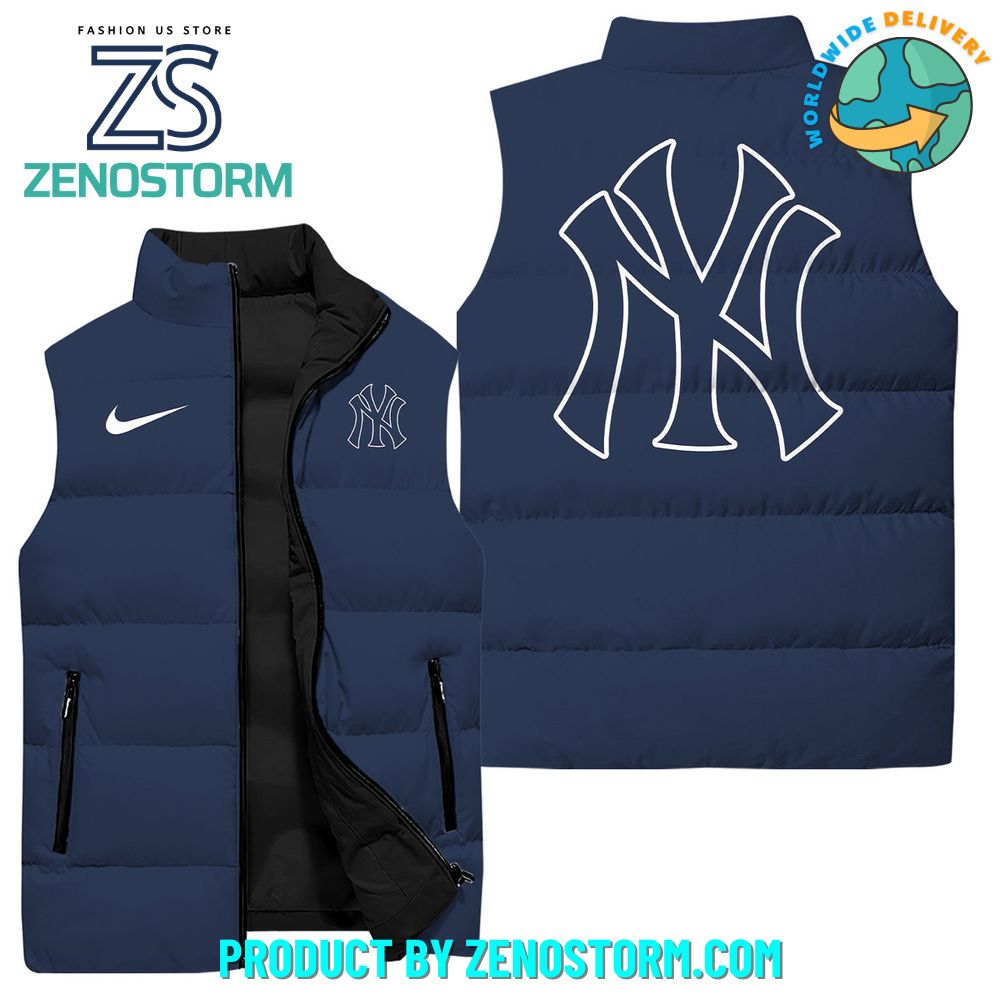 New York Yankees MLB x Nike Sleeveless Puffer Down Vest 1