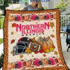 Northern Illinois Huskies NCAA Football Welcome Fall Pumpkin Halloween Fleece Blanket Quilt2B1 ulpvR