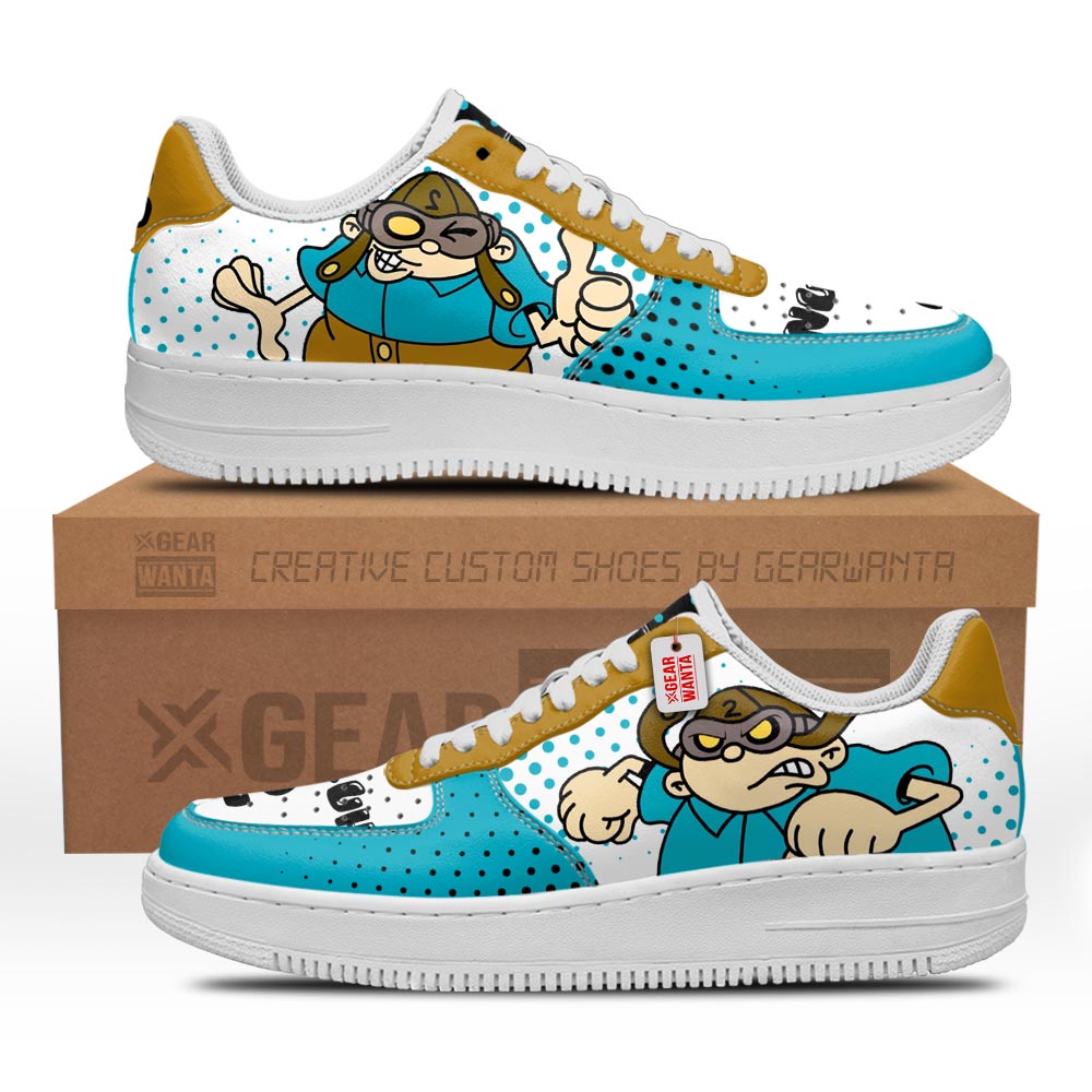 Numbuh 2 Codename Kids Next Door Custom Air Sneakers PT21 1 GearWanta