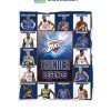 Oklahoma City Thunder NBA Team Thunder Legend Fleece Blanket Quilt2B1 alZPO