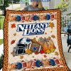 Penn State Nittany Lions NCAA Football Welcome Fall Pumpkin Halloween Fleece Blanket Quilt2B1 ZfslO