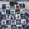 Penn State Nittany Lions Snoopy Peanuts Merry Christmas Fleece Blanket Quilt2B1 a8C3d