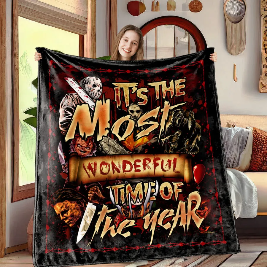 Personalized2BHalloween2BIts2BThe2BMost2BWonderful2BTime2BOf2BThe2BYear2BQuilt2BBlanket2B1 9wmPd