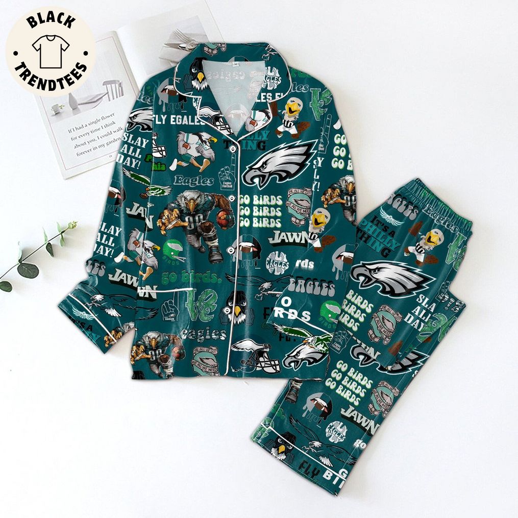 Philadelphia Eagles Football Mascot Design Pijamas Set bac9c1 0