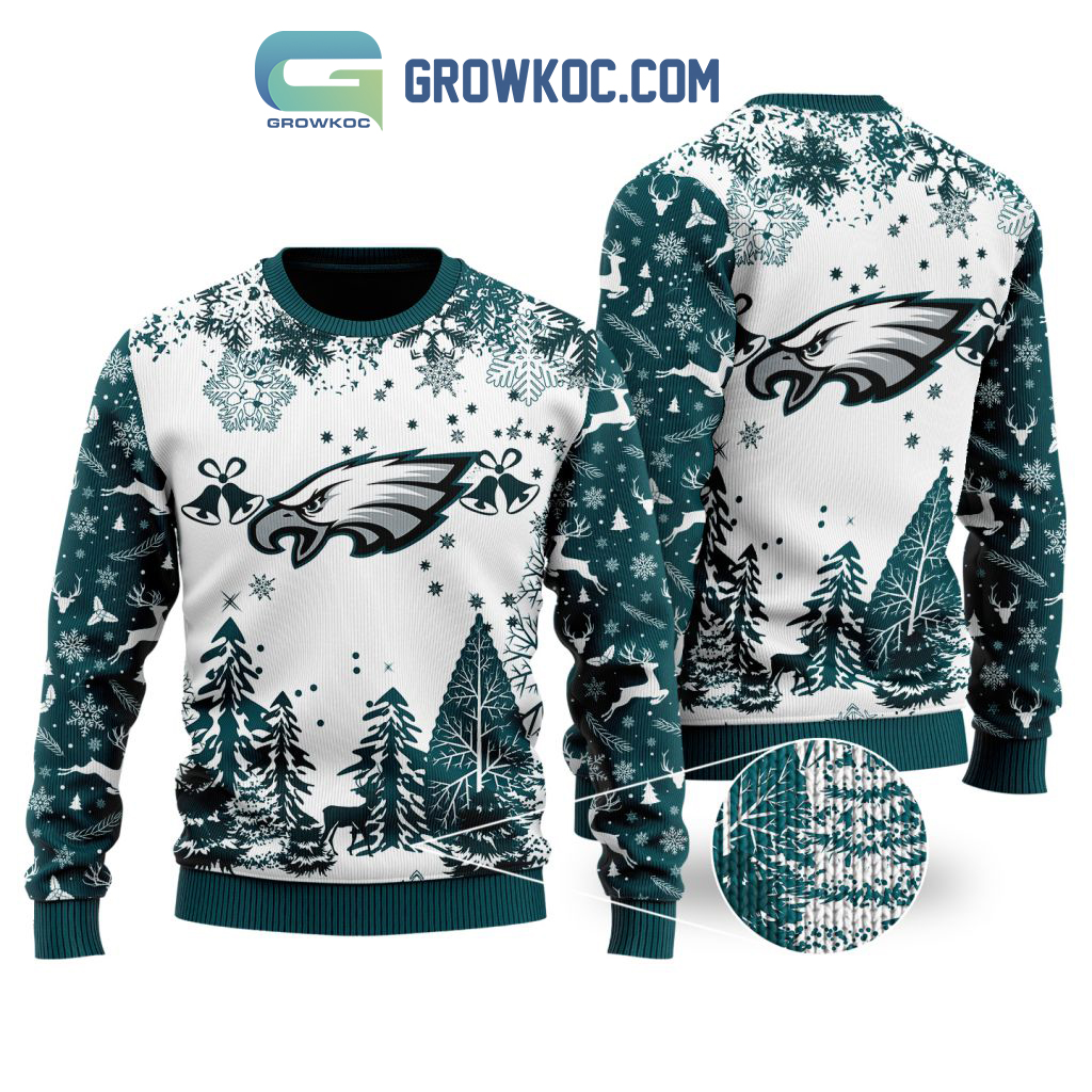 Philadelphia Eagles Special Christmas Ugly Sweater Design Holiday Edition2B1 x5uqG