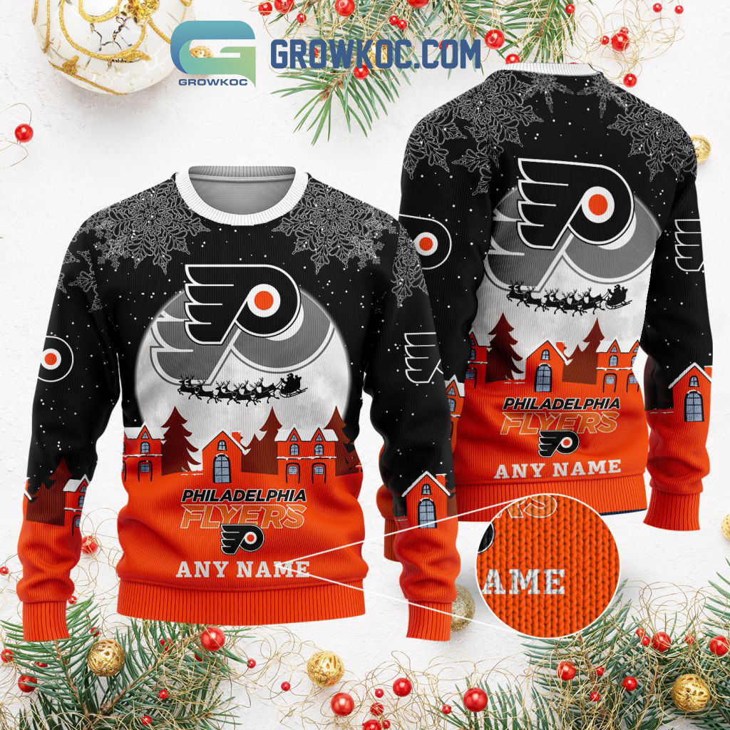 Philadelphia Flyers NHL Merry Christmas Personalized Ugly Sweater2B1 ZgUsa