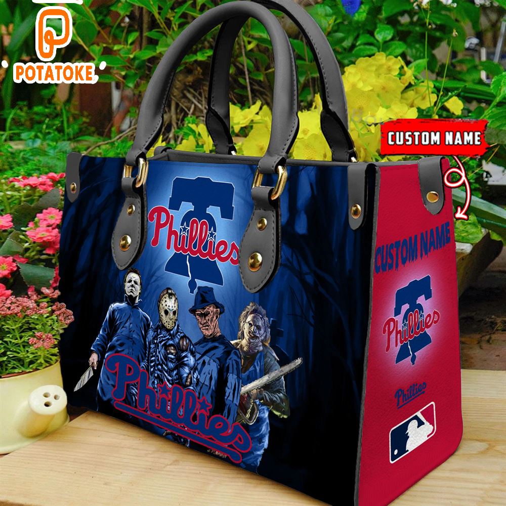 Philadelphia Phillies MLB Halloween Women Leather Hand Bag