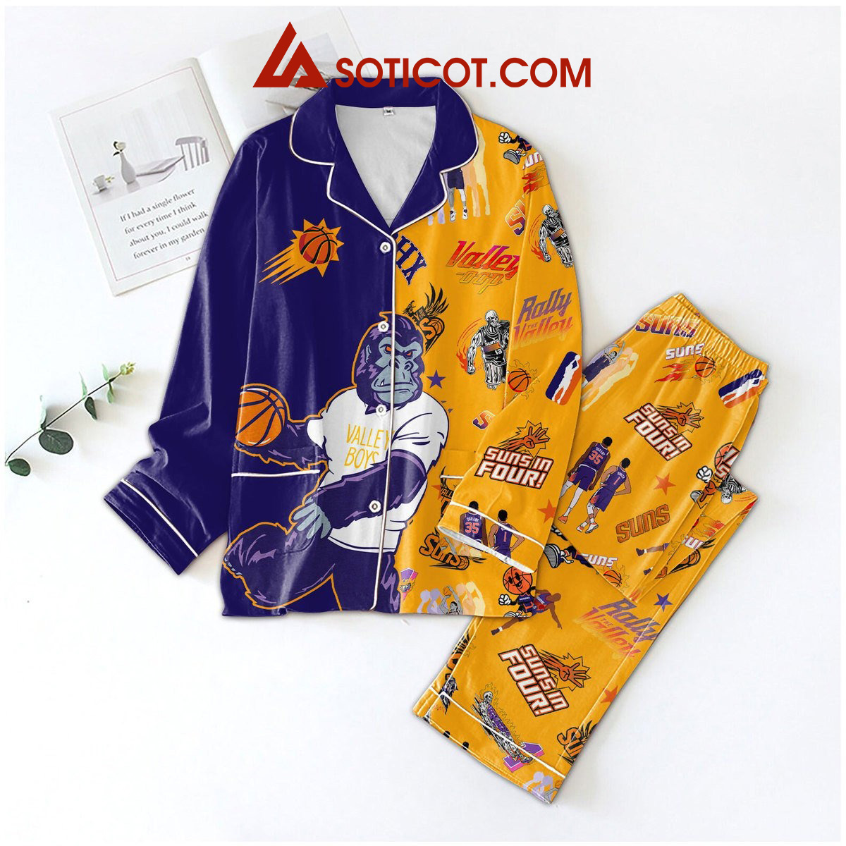 Phoniex Suns Rolly The Volley Pajamas Set2B1 dKiLD