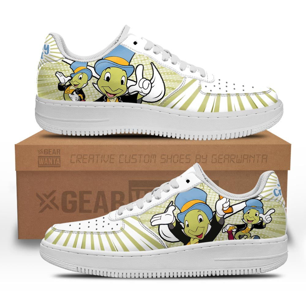 Pinocchio Jiminy Cricket Air Sneakers Custom 1 GearWanta