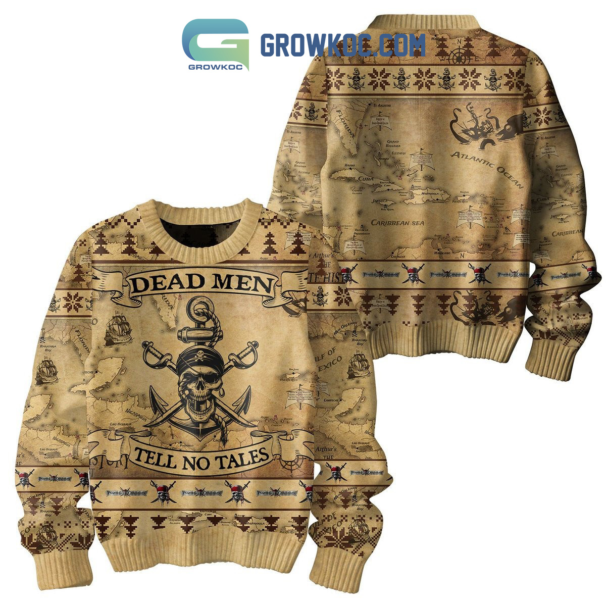 Pirates of the Caribbean Dead Men Tell No Tales Ugly Sweater2B1 tPgzr