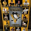 Pittsburgh Penguins NHL Legends In History Fleece Blanket Quilt2B1 KY4t2