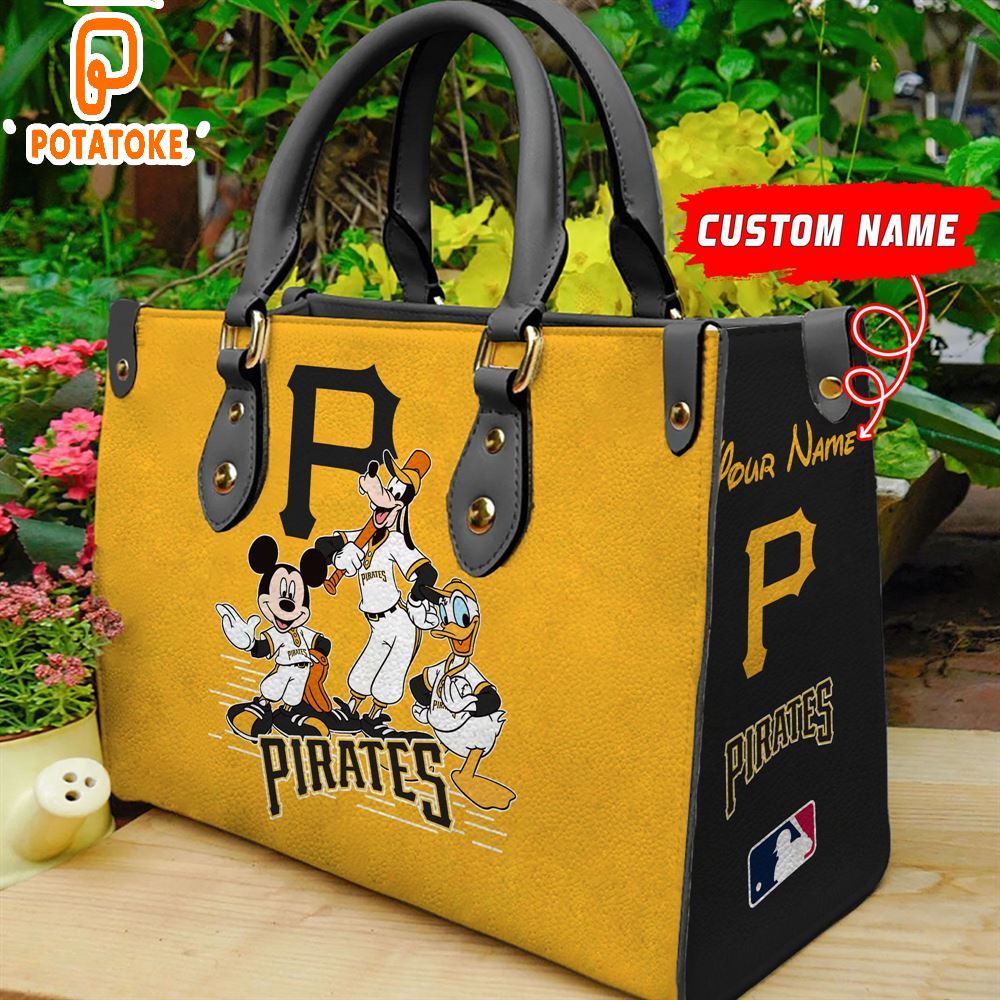 Pittsburgh Pirates Disney Women Leather Hand Bag