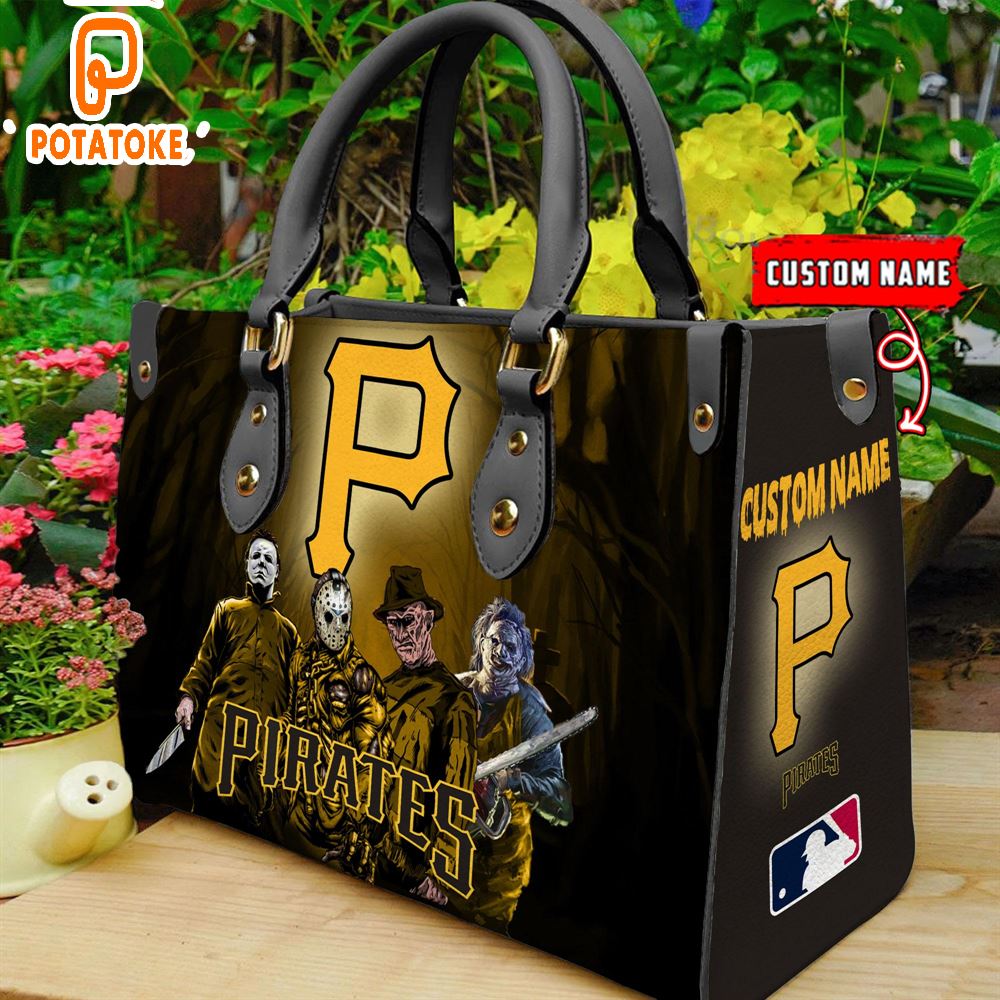 Pittsburgh Pirates MLB Halloween Women Leather Hand Bag