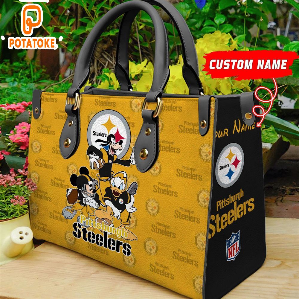 Pittsburgh Steelers Disney Women Leather Hand Bag