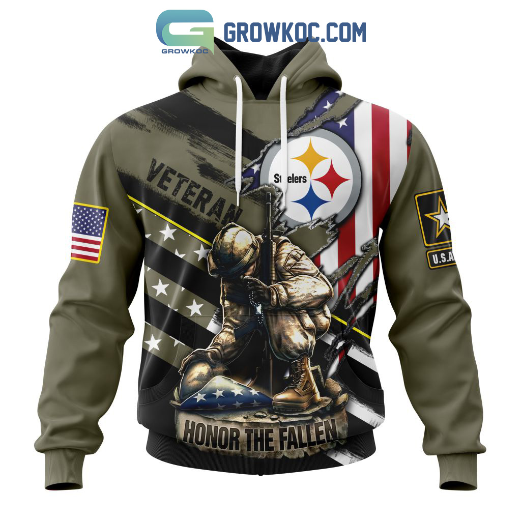 Pittsburgh Steelers NFL Veterans Honor The Fallen Personalized Hoodie T Shirt2B1 VFCaK