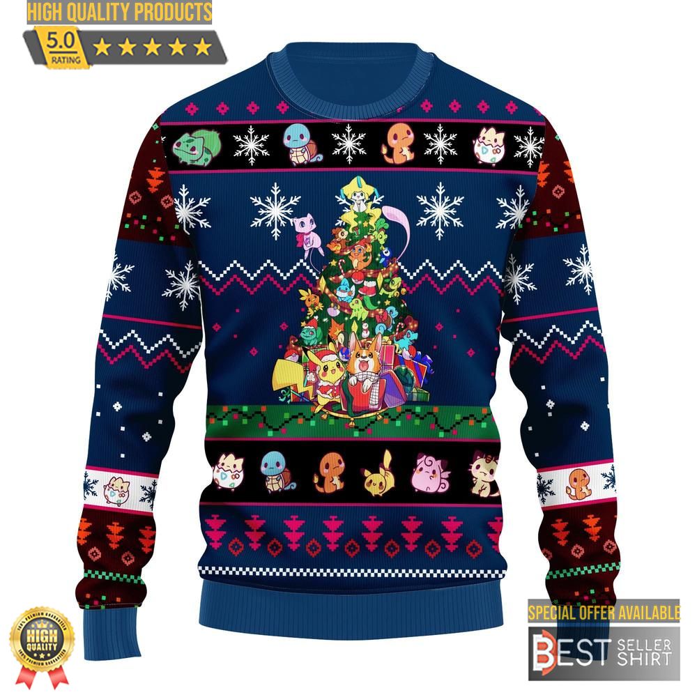 Pokemon Anime Christmas Ugly Sweater Gifts Christmas Gifts 1