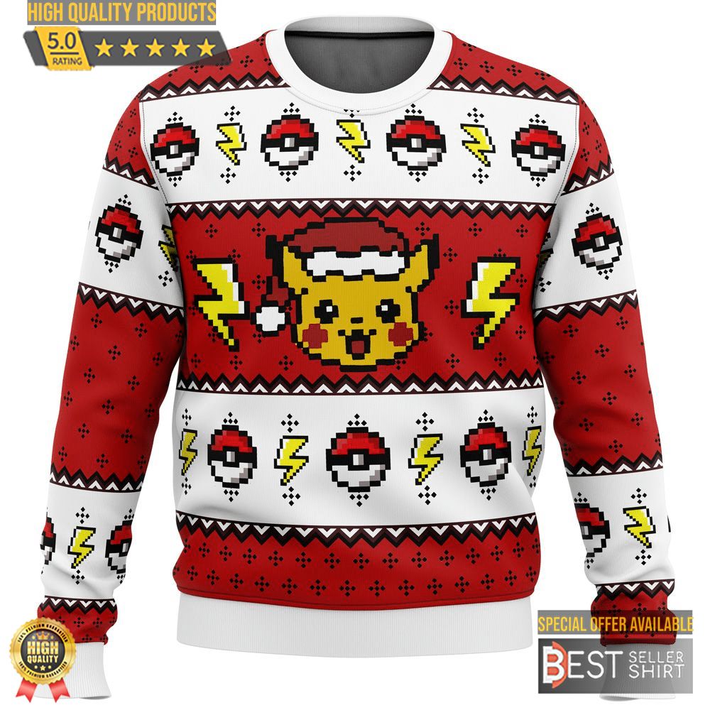 Pokemon Anime Pikachu Ugly Sweater Gifts Christmas Gifts 1