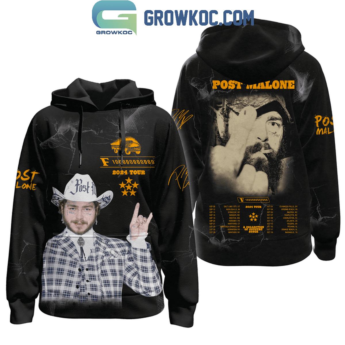 Post Malone F 100000000000 2024 Tour Fan Hoodie Shirts 1 imALR