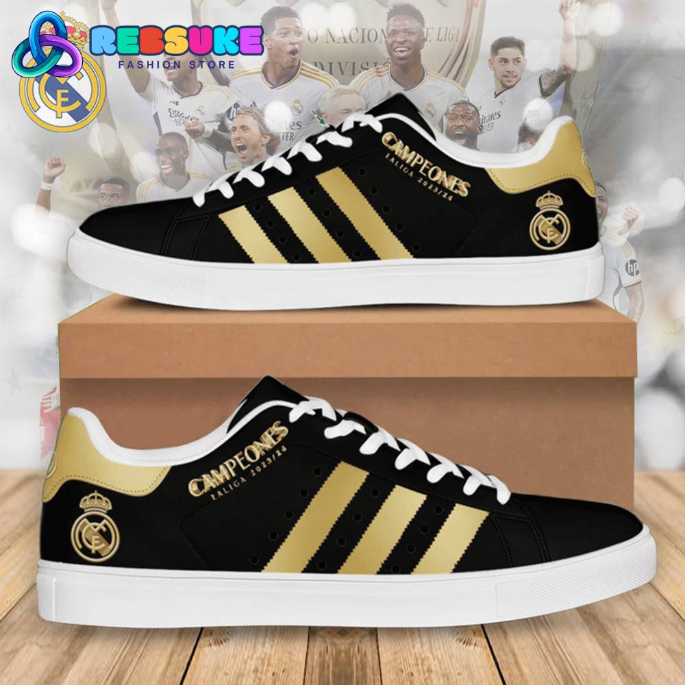 Real Madrid FC Champions 2024 Stan Smith Shoes 1