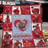 Real Women Love Hockey Smart Women Love The Blackhawks Fleece Blanket Quilt2B1 rP5Wt