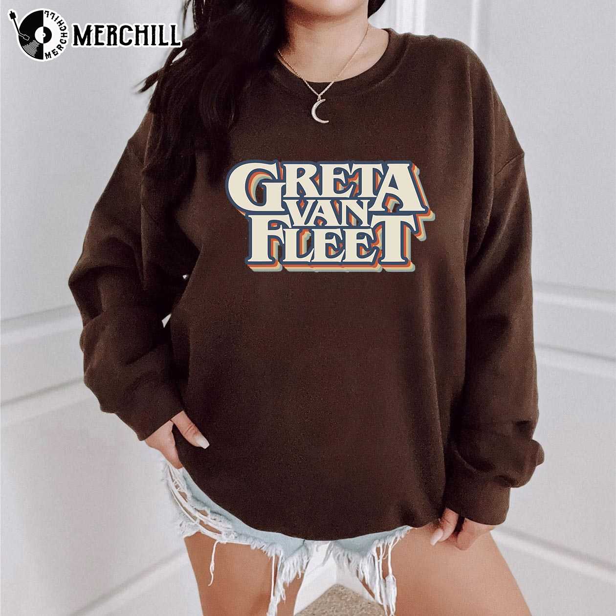 Retro Greta Van Fleet Shirt Dream In Gold Tour 2023 Sweatshirt