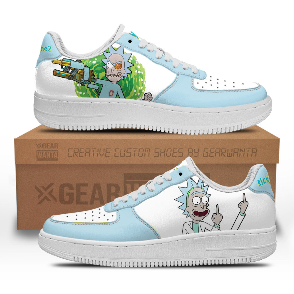 Rick Sanchez Rick and Morty Custom Air Sneakers QD13 1 GearWanta