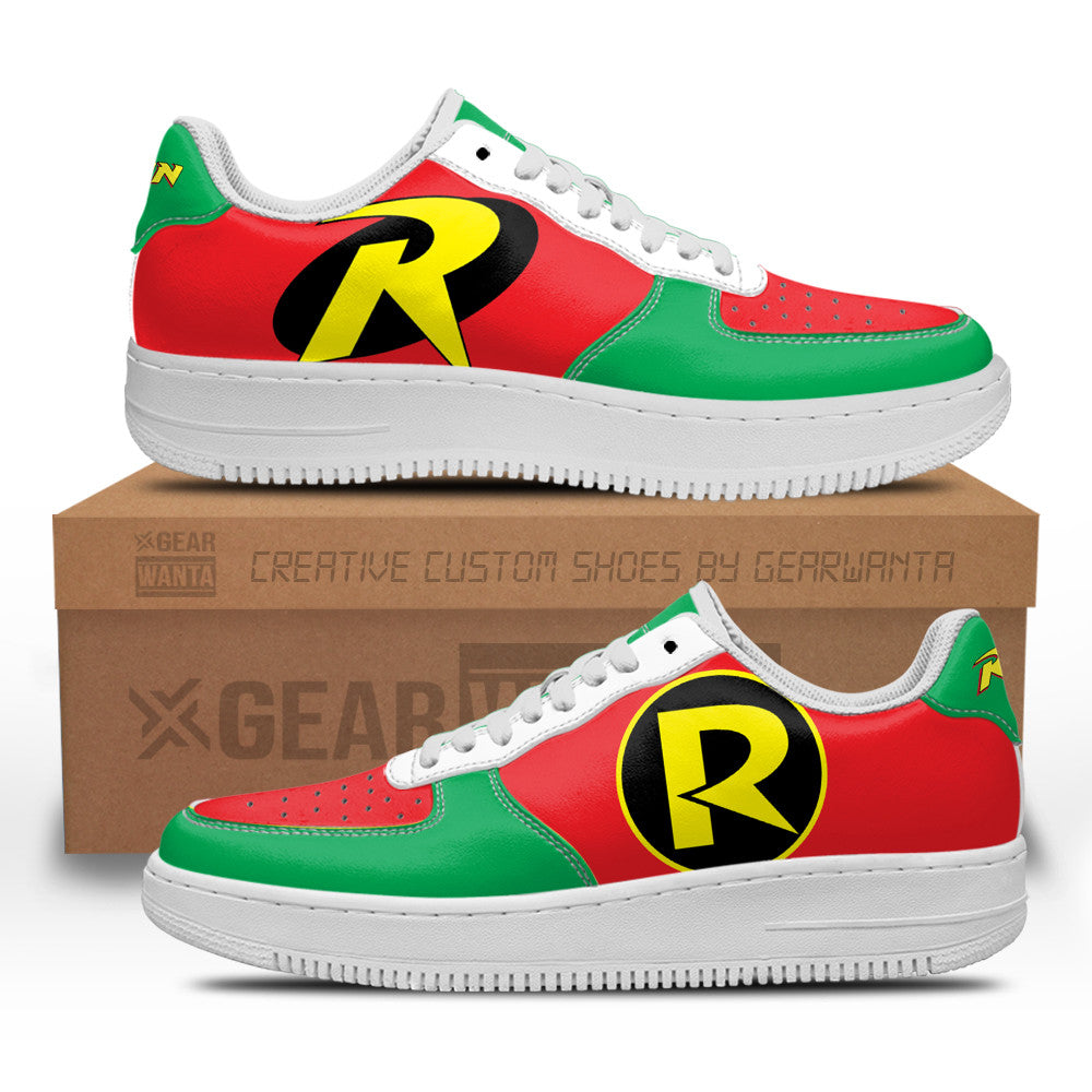 Robin Super Hero Custom Air Sneakers QD22 1 GearWanta