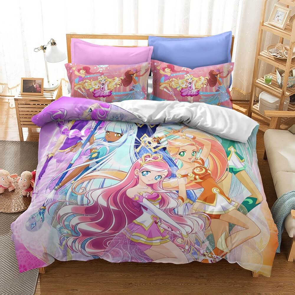 SailorMoonCosplayBeddingSetQuiltDuvetCoversBedSheetsSets 7