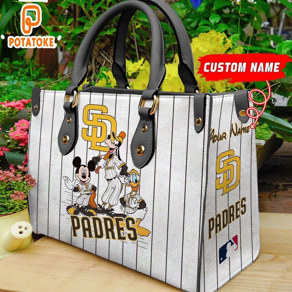 San Diego Padres Disney Women Leather Hand Bag