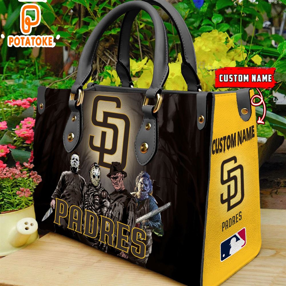 San Diego Padres MLB Halloween Women Leather Hand Bag