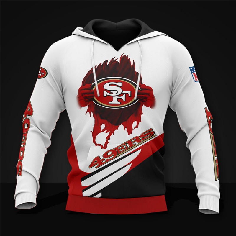 San Francisco 49Ers Cool Graphic All Over Print Hoodie Gifts For Fans 0