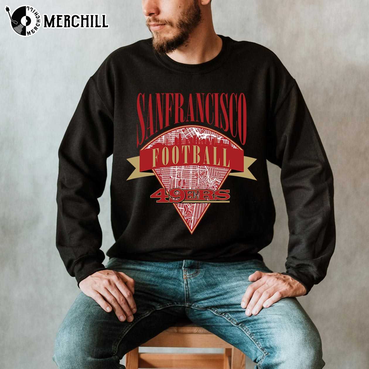 San Francisco Football 49ers Sweatshirt 49ers Gifts for Dad 2