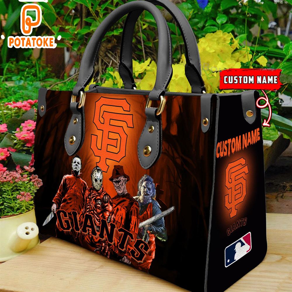 San Francisco Giants MLB Halloween Women Leather Hand Bag