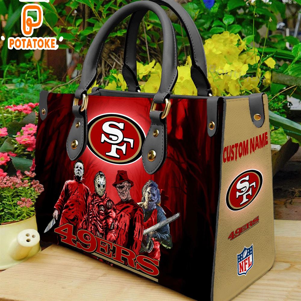 San Francisco ers NFL Halloween Women Leather Hand Bag