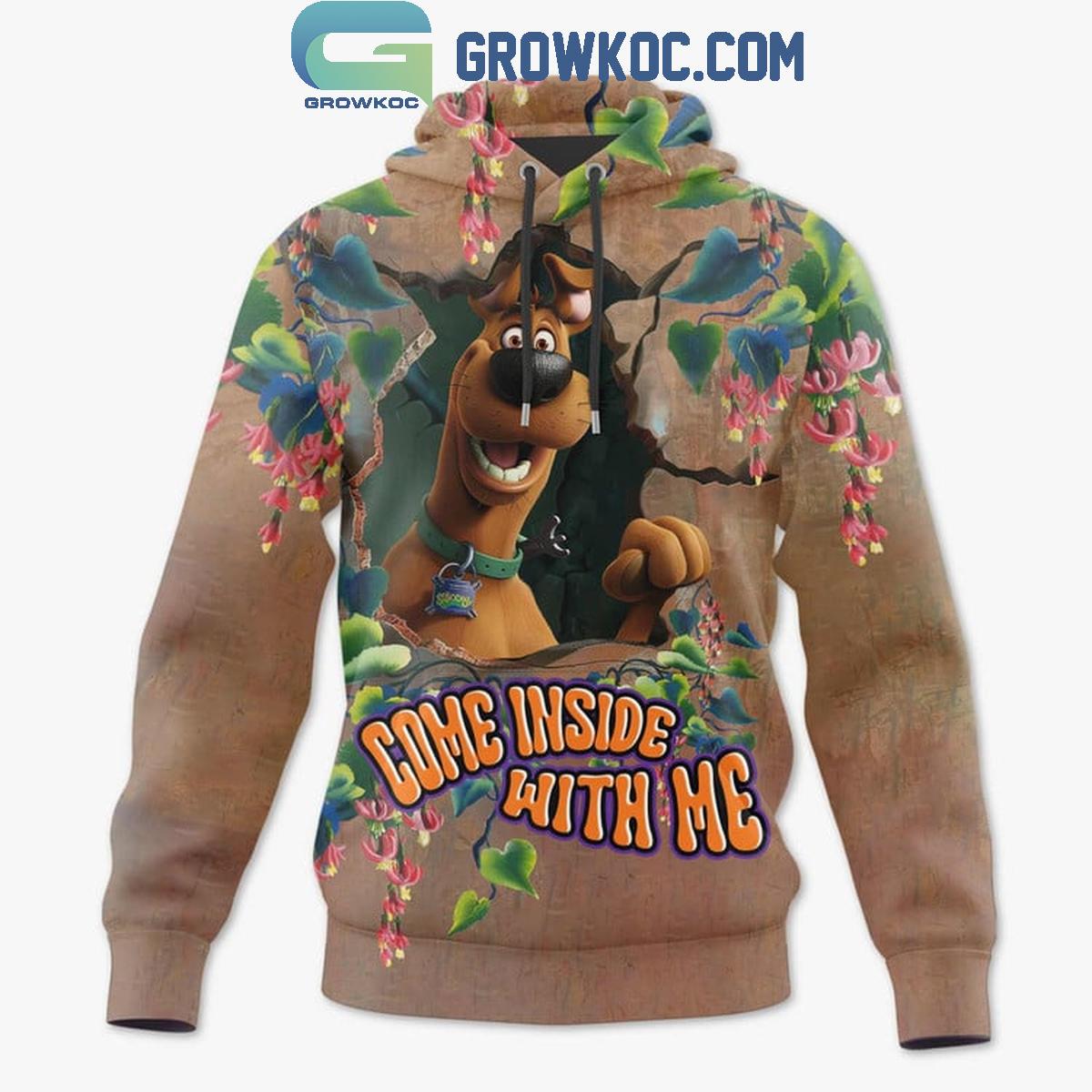 Scooby Doo Come Inside With Me In Halloween Night Hoodie T Shirt 1 IzTcY