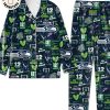 Seahawks Blitx 12 Seattle Mascot Design Dark Blue Pijamas Set d35b17 0