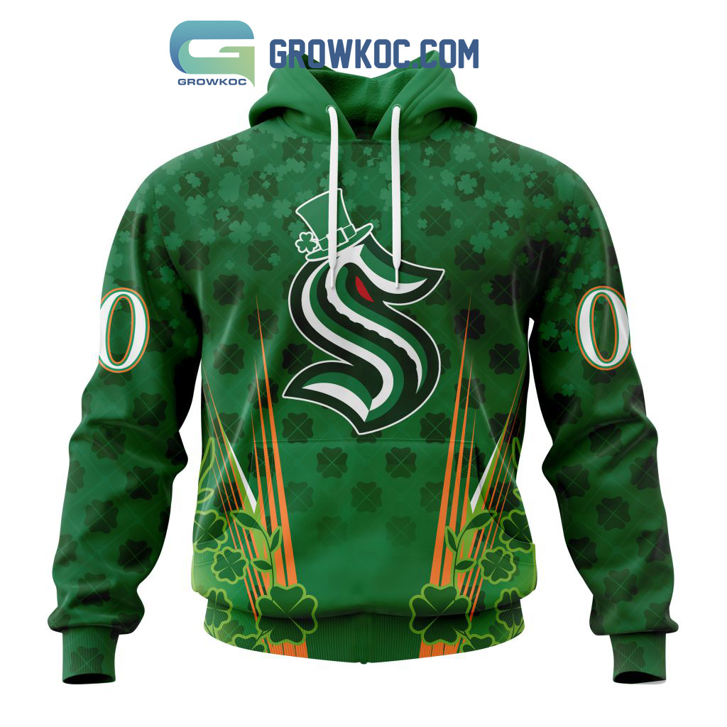 Seattle Kraken St. Patricks Day Personalized Hoodie Shirts2B1 vsQgy