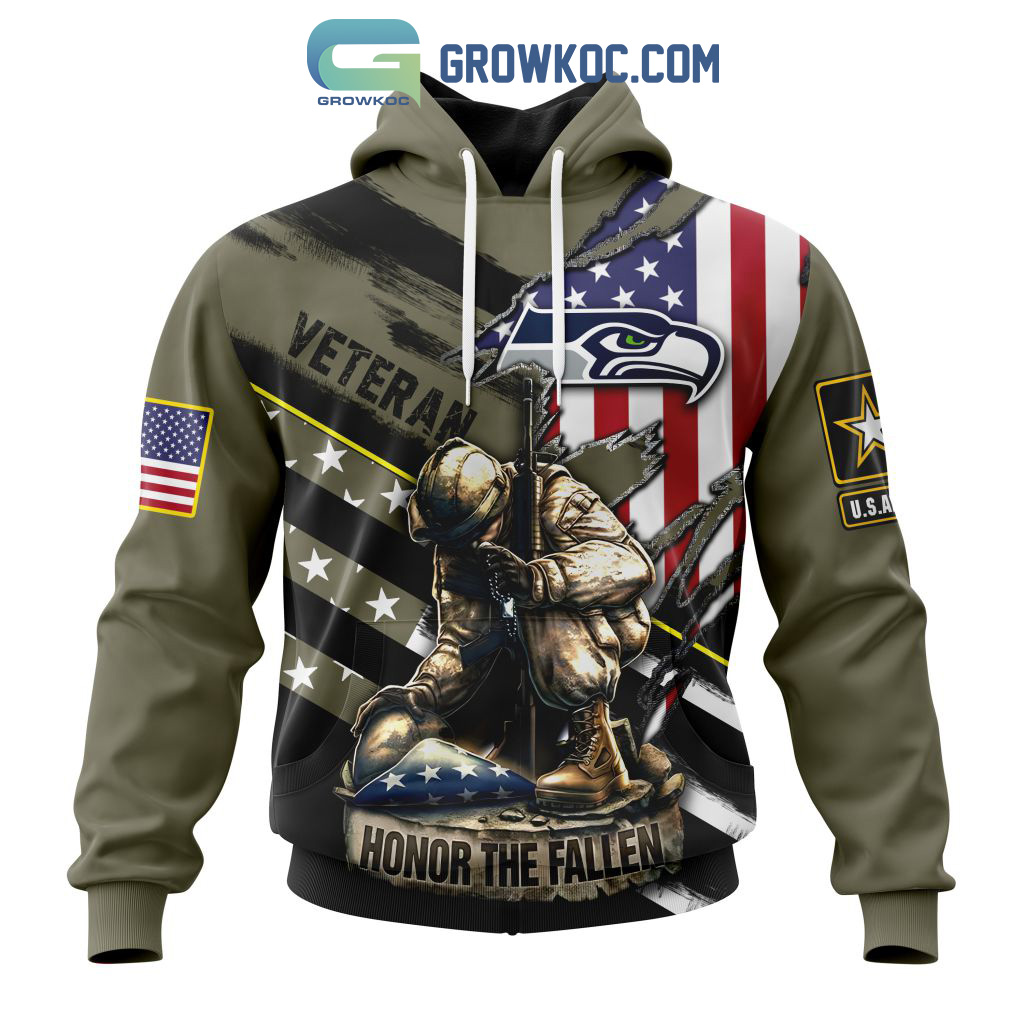 Seattle Seahawks NFL Veterans Honor The Fallen Personalized Hoodie T Shirt2B1 nkbgS